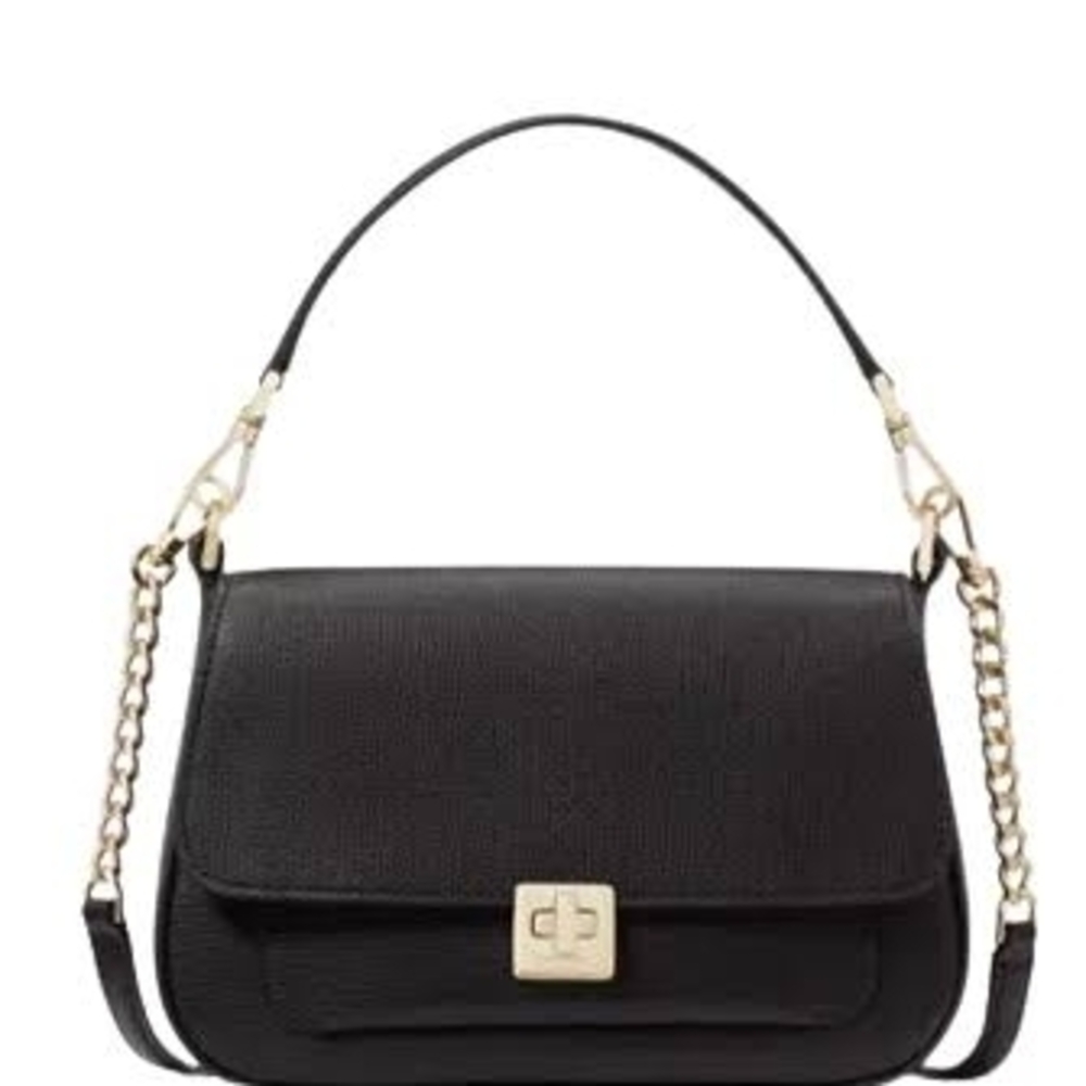 Kate Spade New York Black Phoebe Flap Crossbody bag